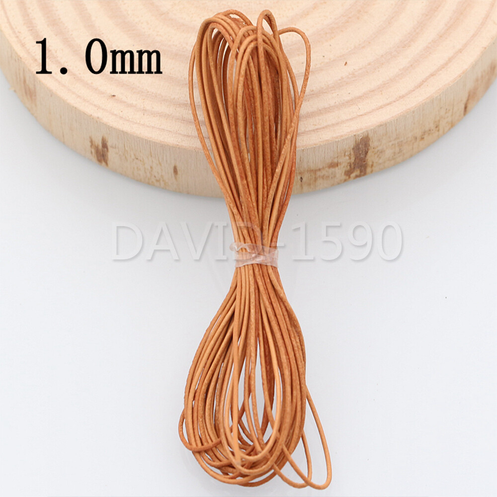 DIY Round Cow Real Leather Cord Lace Rope Weave String for Necklace Bracelet Bag DIY Round Cow Real Leather Cord Lace Rope Weave String for Necklace Bracelet Bag