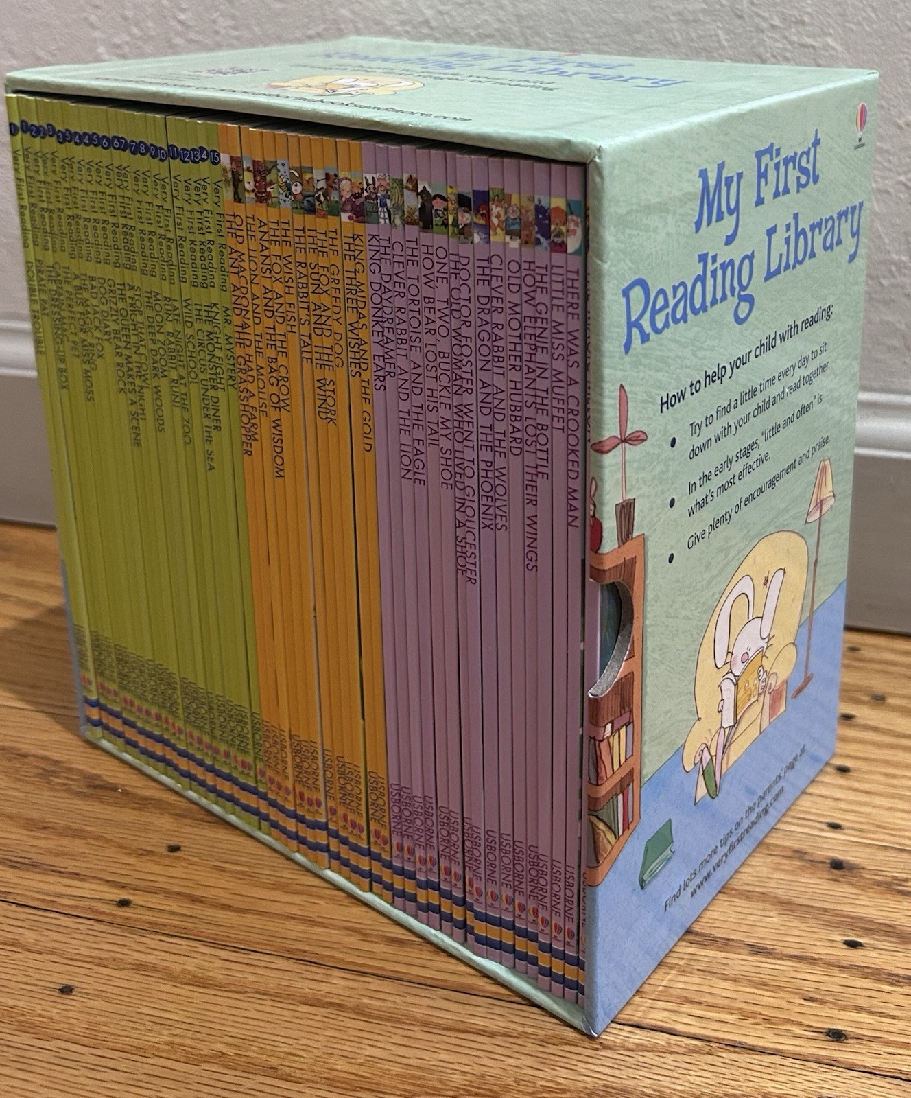 My First Reading Library USBORNE Box Set 50 Books COMPLETE Beginning Reader Lot My First Reading Library USBORNE Box Set 50 Books COMPLETE Beginning Reader Lot