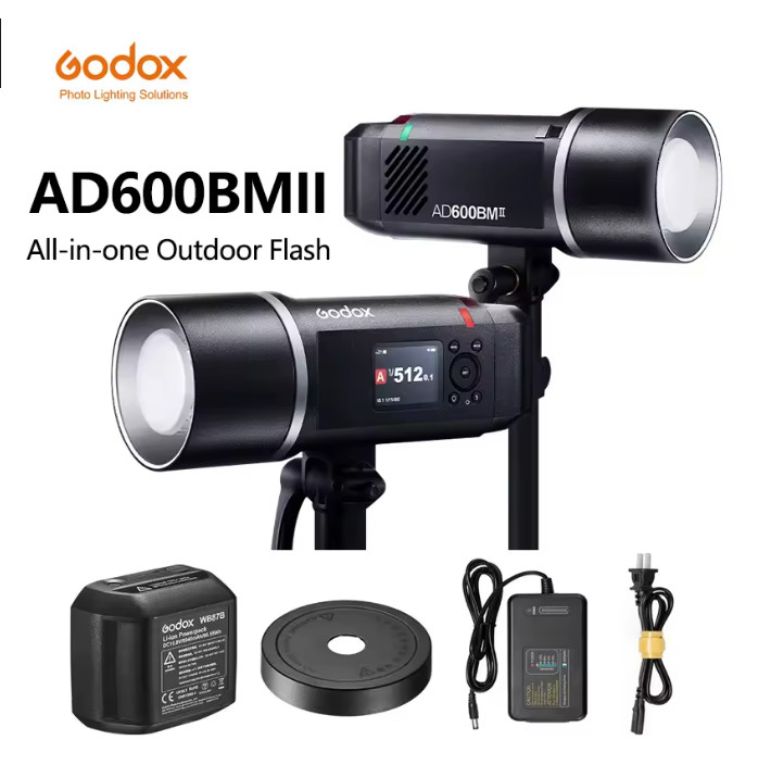 Godox AD600BM II AD600BMII 600Ws HSS 1/8000s GN87 Outdoor Flash Strobe Godox AD600BM II AD600BMII 600Ws HSS 1/8000s GN87 Outdoor Flash Strobe