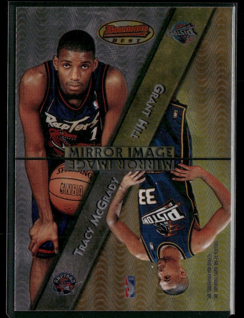Grant Hill Tracy McGrady Kevin Garnett 1997-98 Bowman\'s Best Mirror Image #MI5