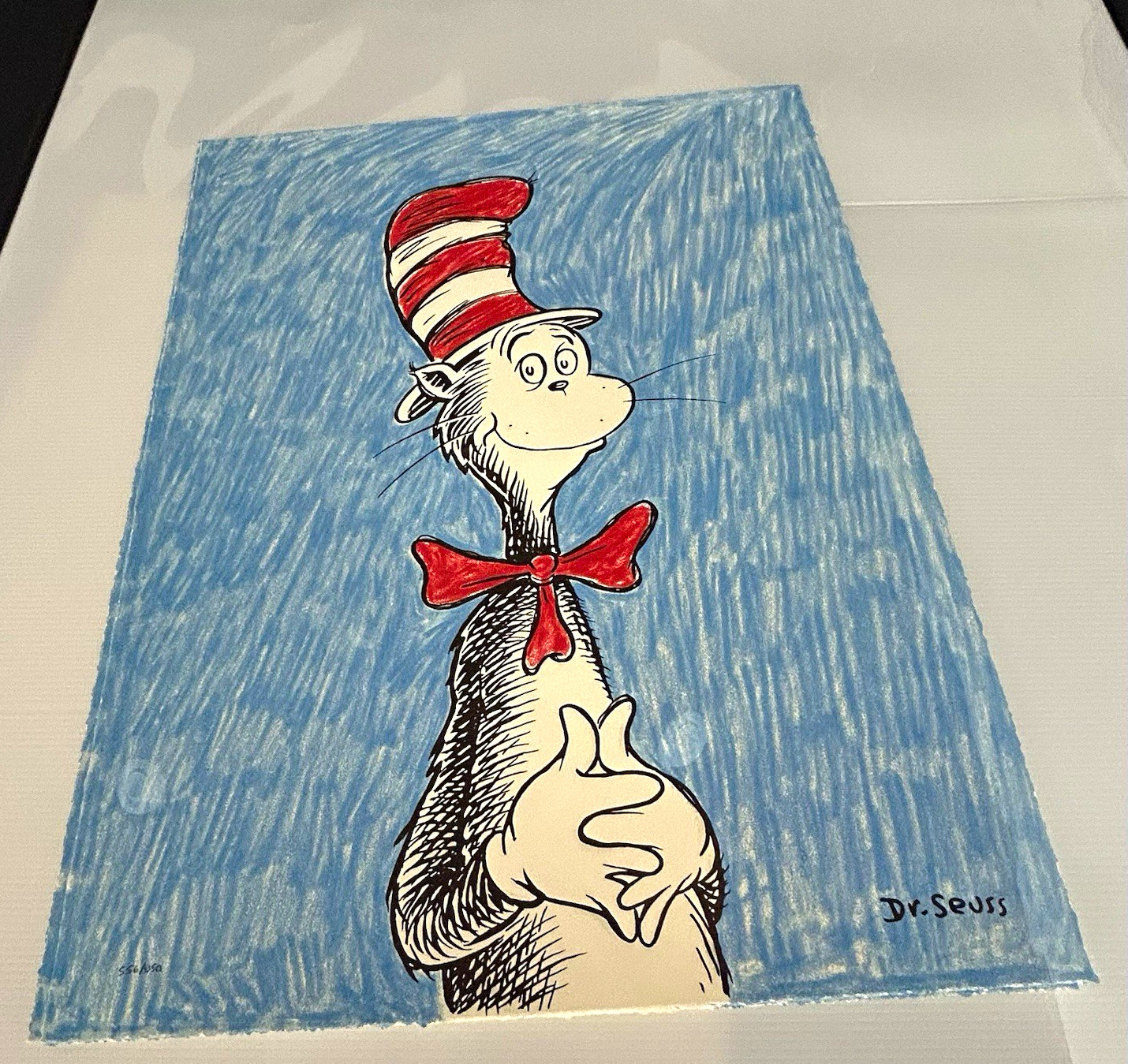 Chase Art Companies Dr. Seuss Cat in the Hat Limited Edition Serigraph COA 2021