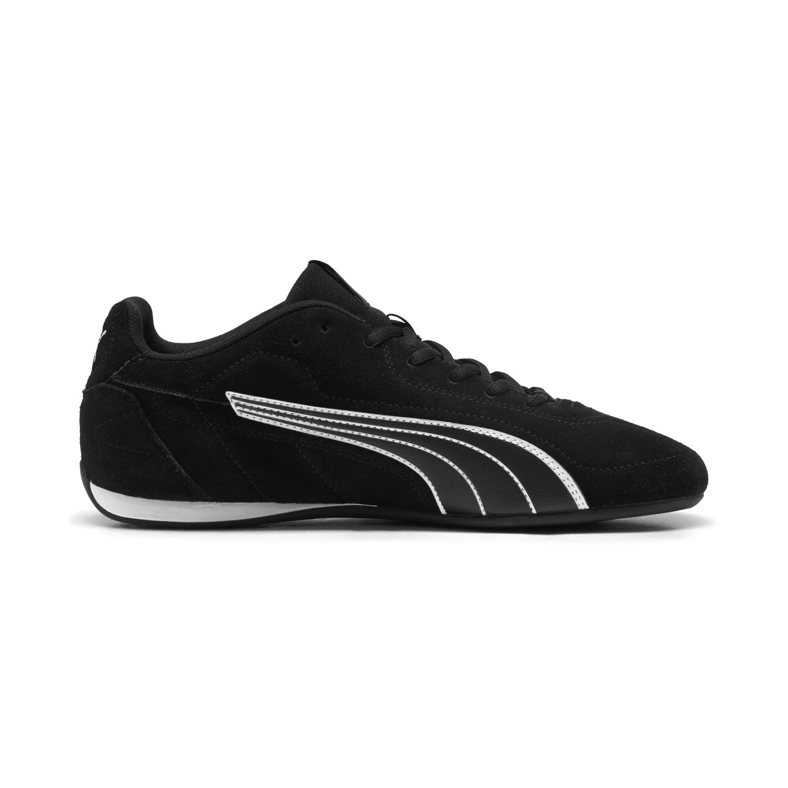 Puma Catch SD 40268102 Mens Black Suede Lace Up Lifestyle Sneakers Shoes