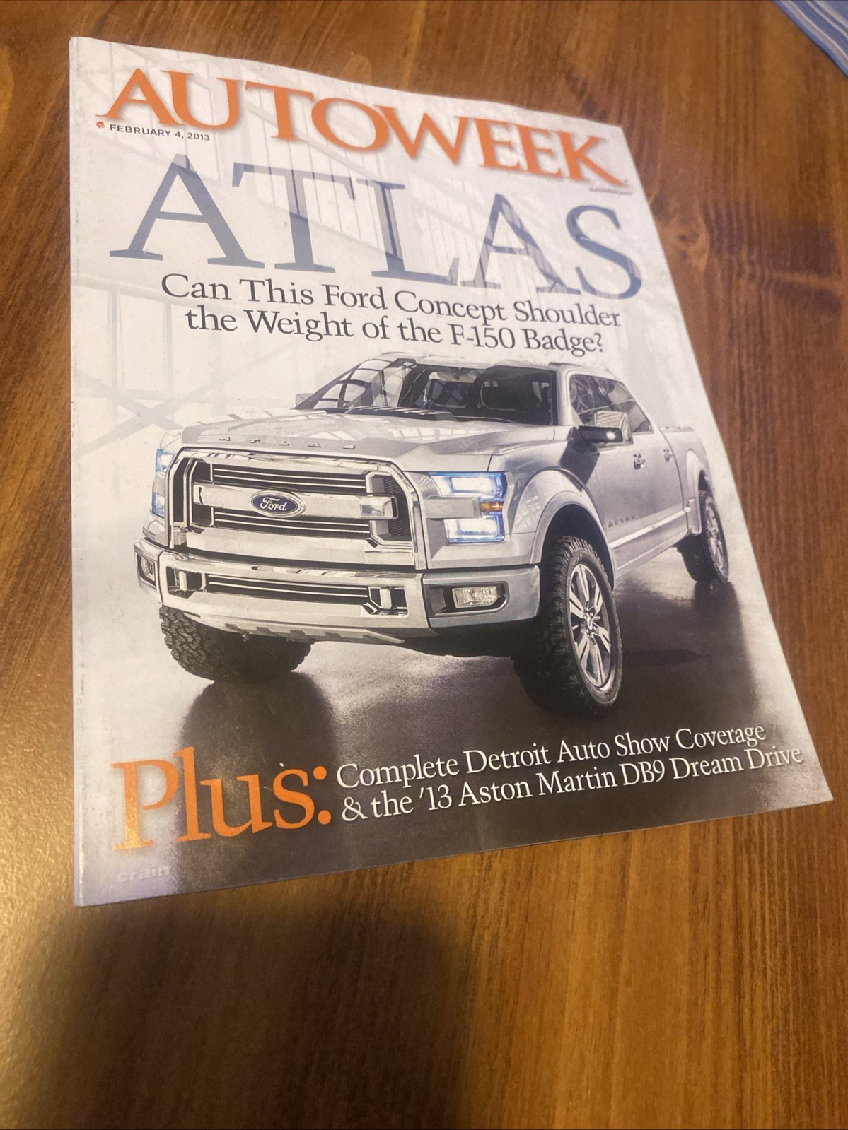 Auto Week – Atlas Ford Concept F150 – Detroit Auto Show – February 4, 2013