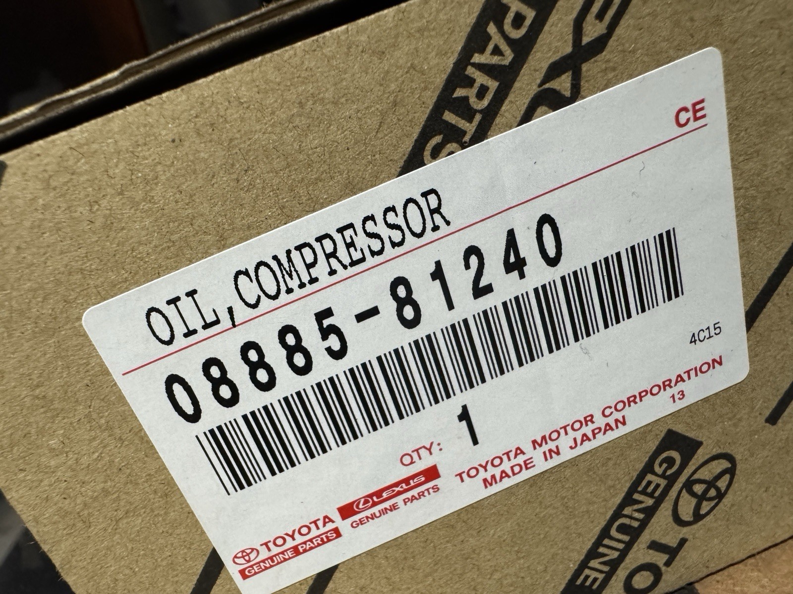 AC Comp Oil ND-12 - Toyota (08885-81240)