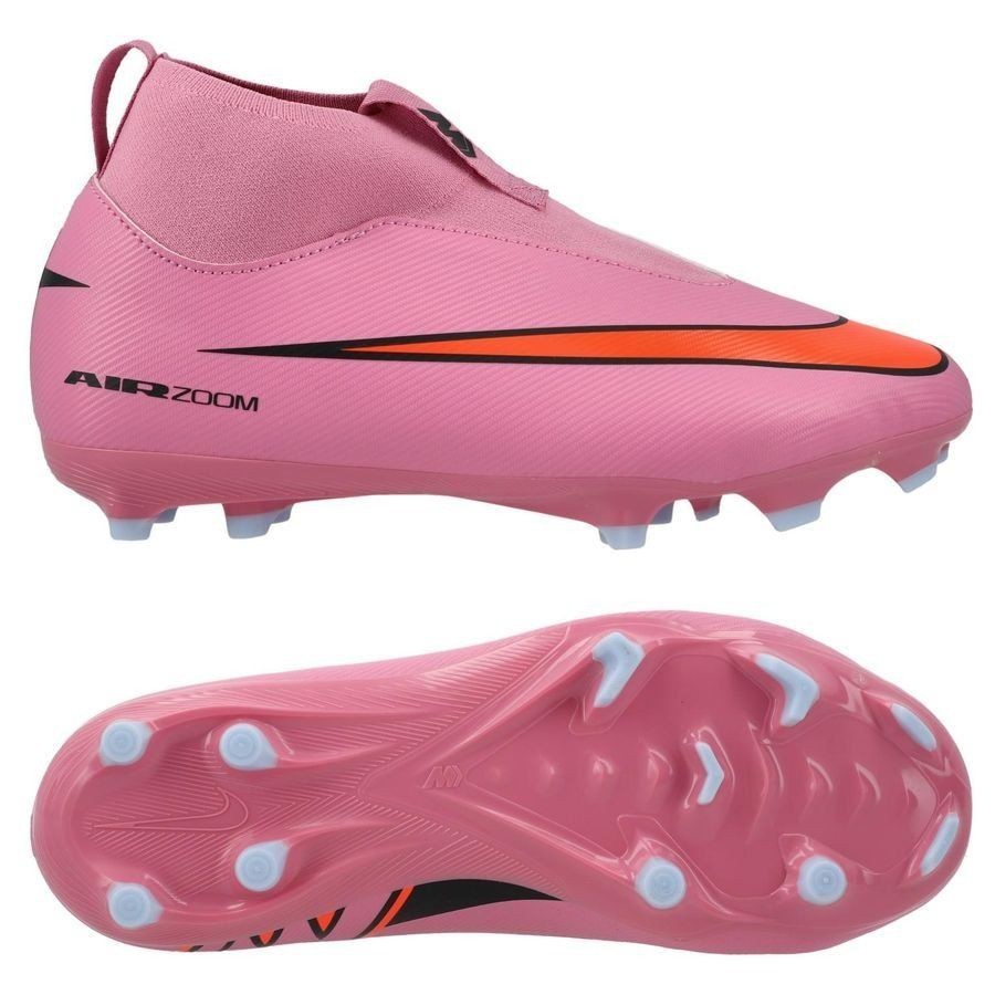 Nike Jr Zoom Superfly 10 Academy FG Magic Flamingo Black Size 1Y