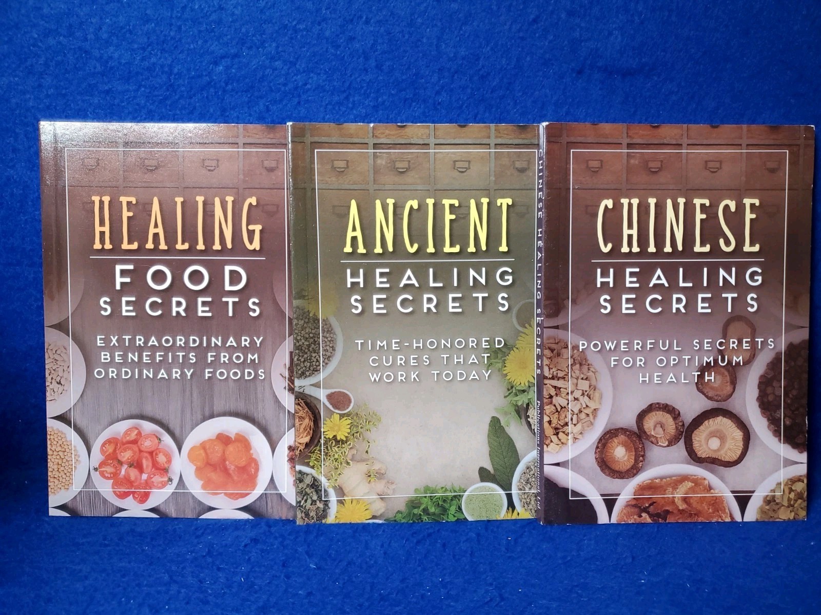 Healing Secrets 3 Book Paperback Lot Food Ancient Chinese Health Wellness 2017