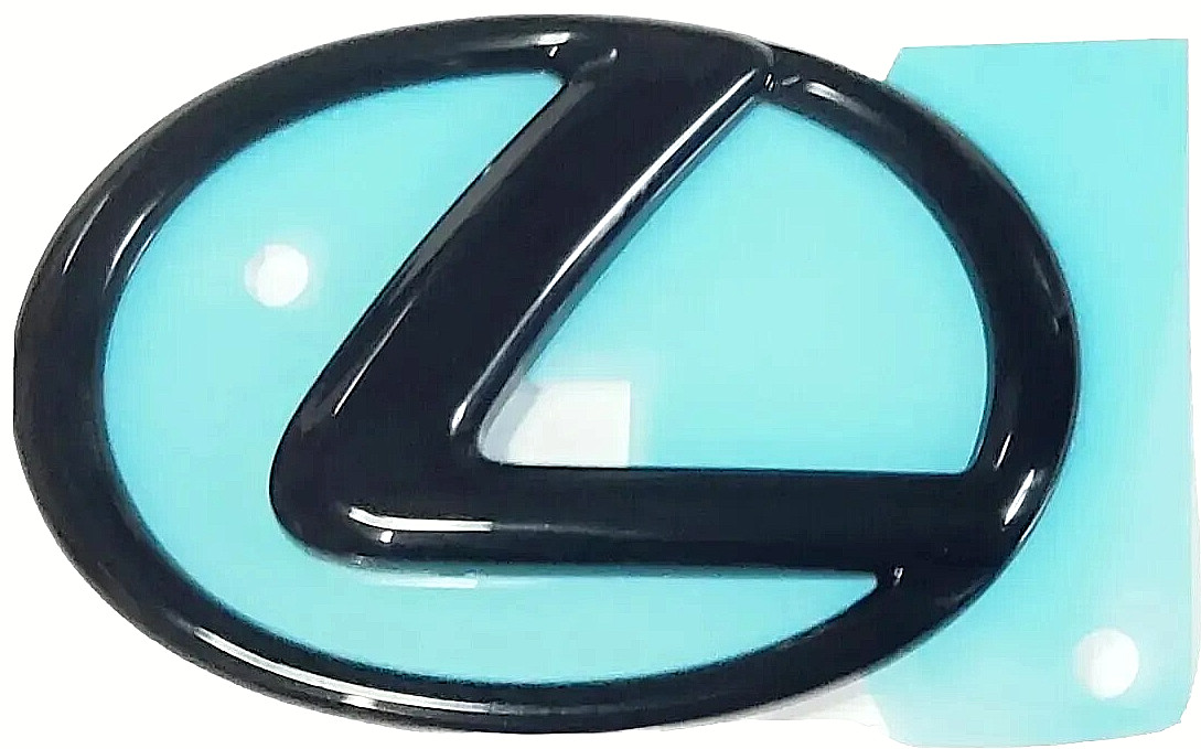 FITS LEXUS IS500 PEARL BLACK EMBLEM W ALIGN PINS REAR TRUNK 2022 2023