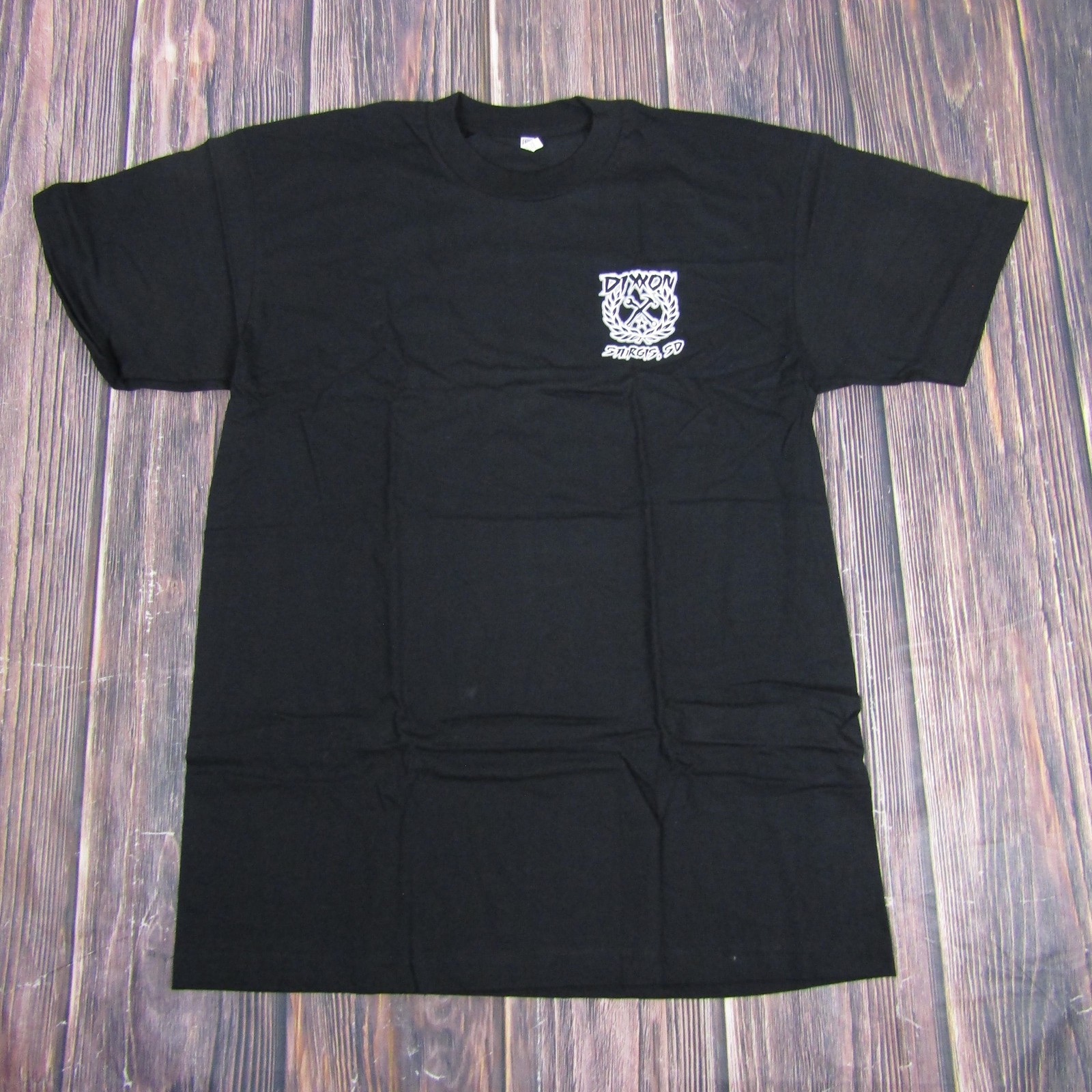 Dixxon Shirt Mens Large Black Sturgis SD Event Tee Short Sleeve Mechanic Moto