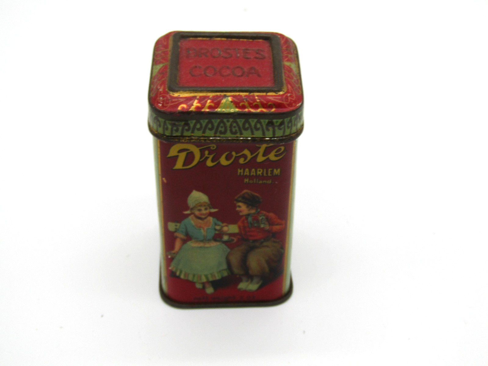 Vintage Droste's Cocoa Tin Hard to Find 2 OUNCE 2 oz. 2 ozs.    CHECK VARIATIONS