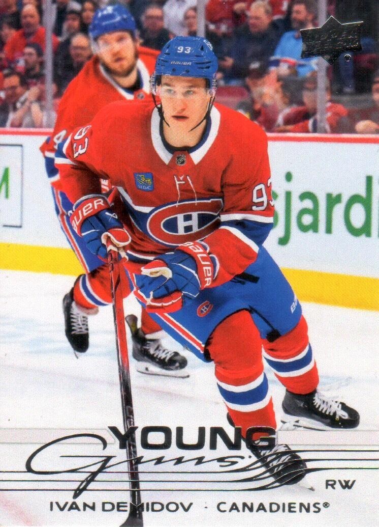2025-26 Upper Deck #205 Ivan Demidov YG RC Montreal Canadians 2025-26 Upper Deck #205 Ivan Demidov YG RC Montreal Canadians