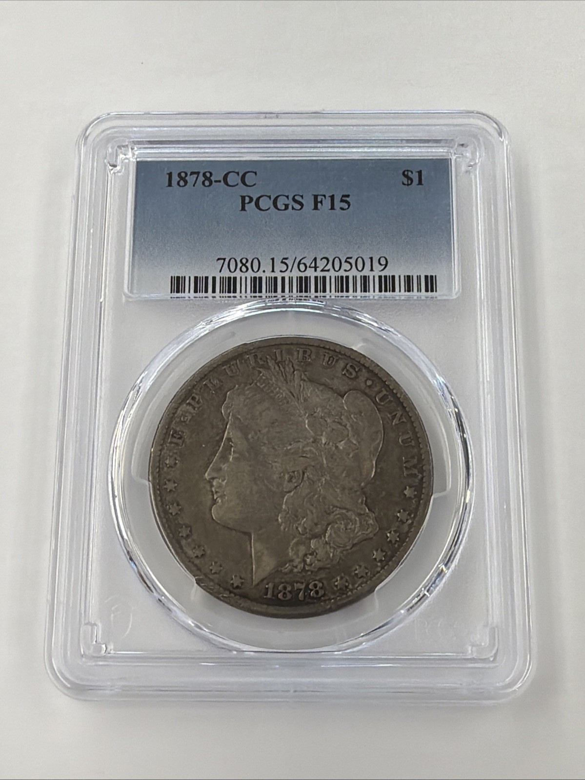 1878-CC $1 PCGS F15