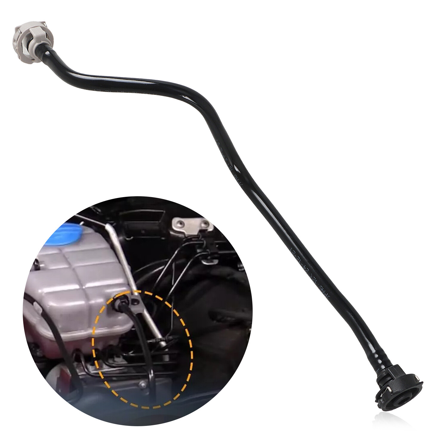 1pc Radiator Coolant Reservoir Hose 4G0121081AE for Audi A6 A7 4G0121081CT