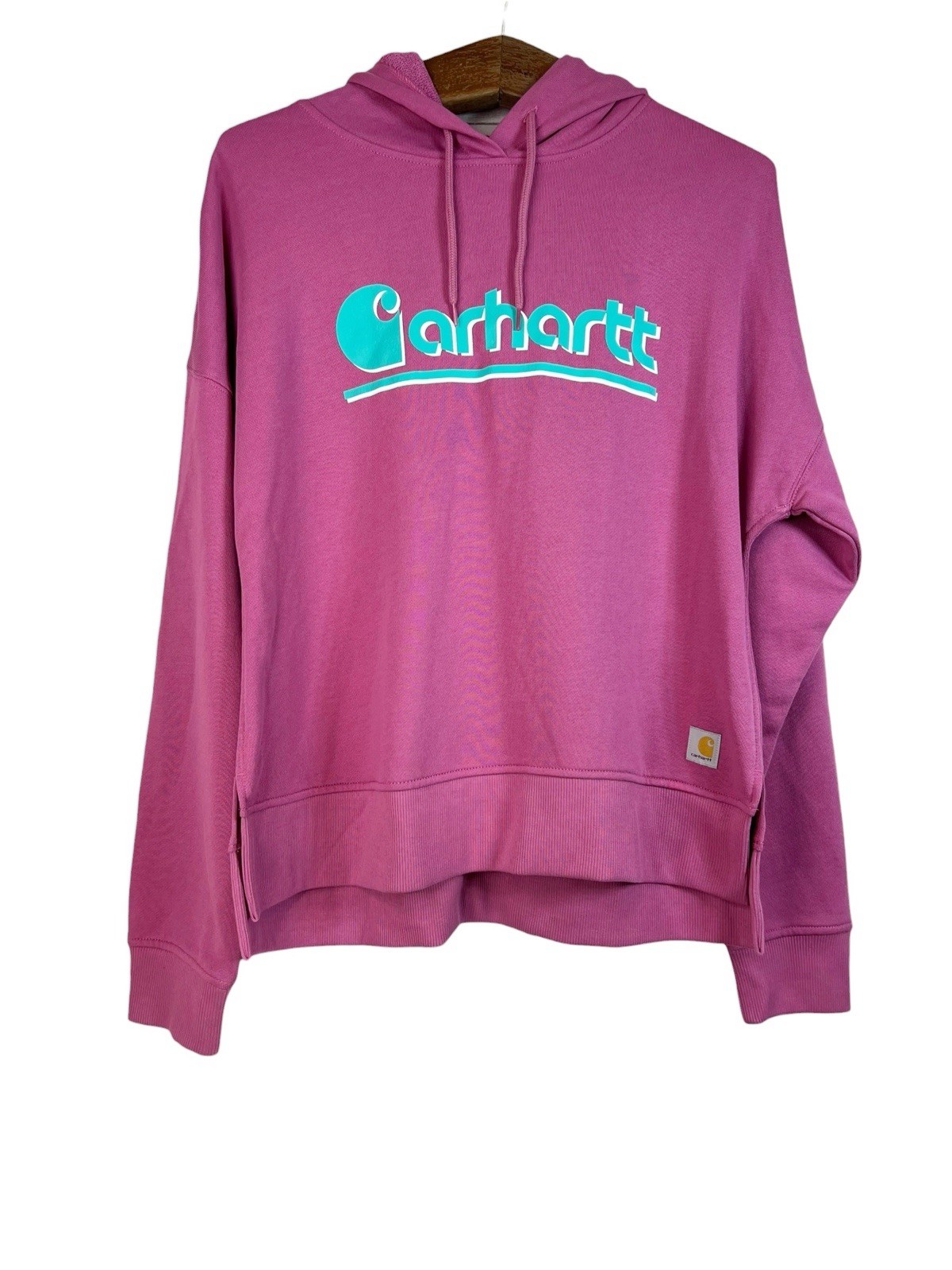 Carhartt Women’s Tencel Fiber Series Loose Fit Graphic Hooded Sweatshirt M NWT