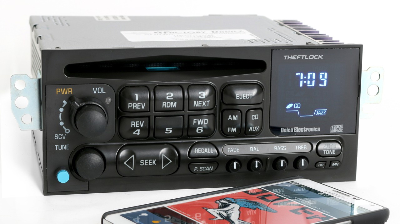 1995-2002 Chevy Car AM FM CD Radio w Bluetooth Music Upgrade