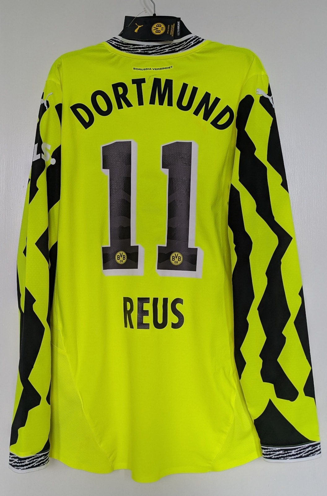 BNWT - Large - Authentic / Player Issue - Reus 11 - Dortmund 24/25 Special - LS BNWT - Large - Authentic / Player Issue - Reus 11 - Dortmund 24/25 Special - LS