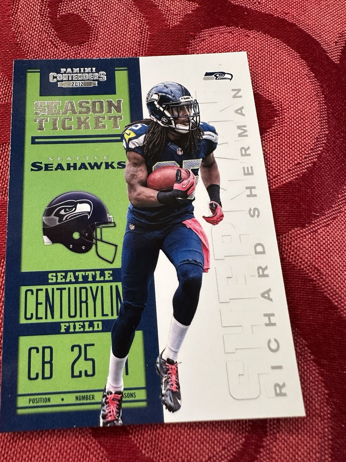 2012 Panini Contenders - Season Ticket Richard Sherman #86 (RC) Seahawks 2012 Panini Contenders - Season Ticket Richard Sherman #86 (RC) Seahawks