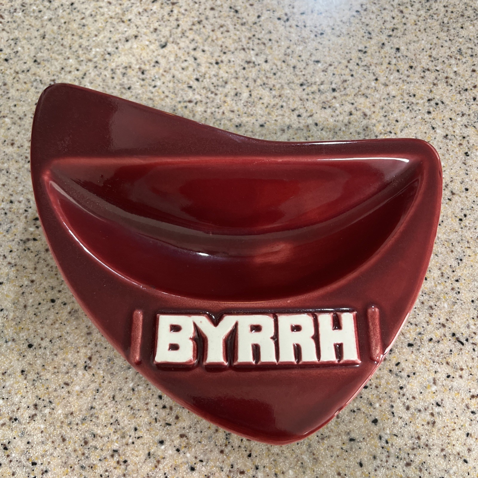Vintage French  BYRRH Bar Advertising Ashtray 1950s 60s