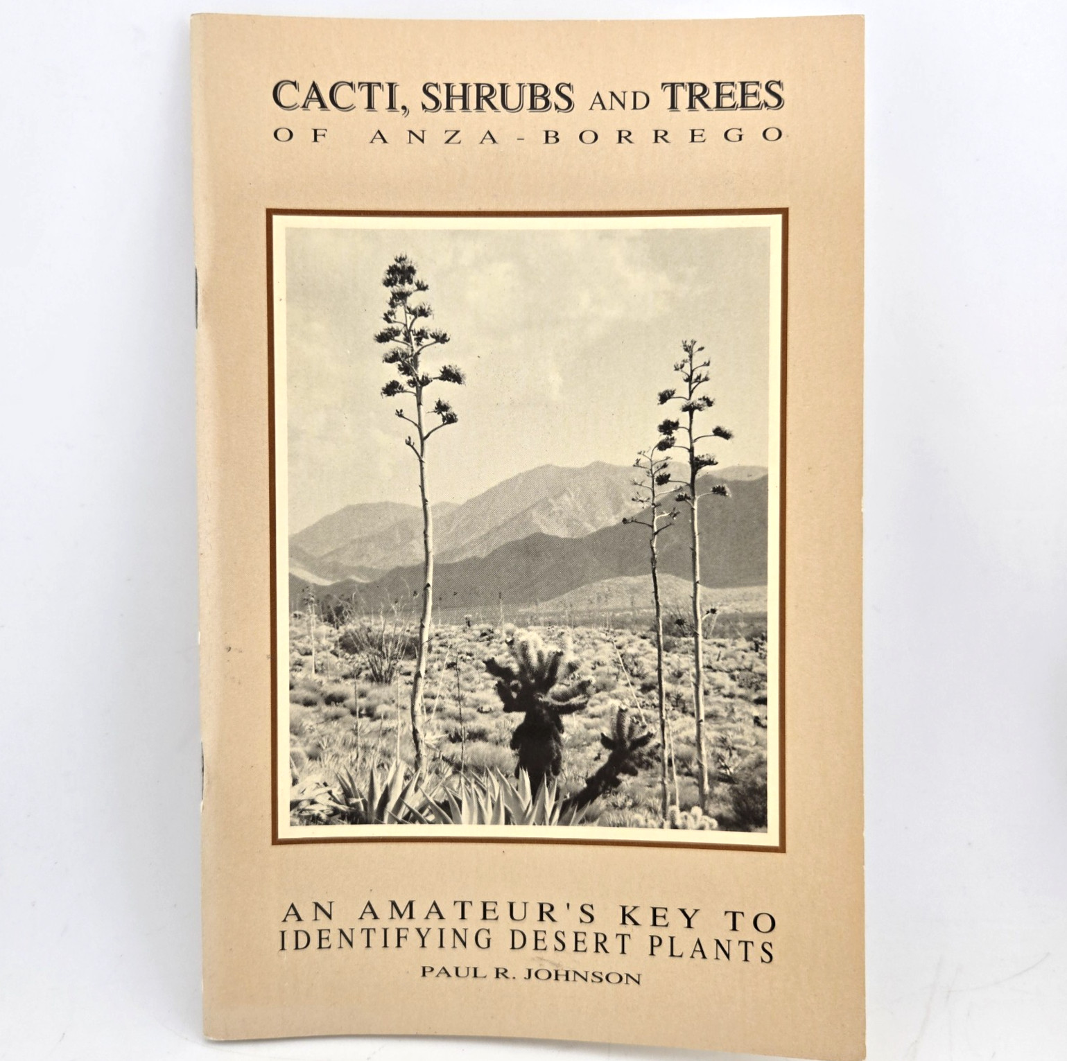 Cacti, Shrubs & Trees of Anza Borrego by P Johnson 1990 Identify Desert Plants Cacti, Shrubs & Trees of Anza Borrego by P Johnson 1990 Identify Desert Plants
