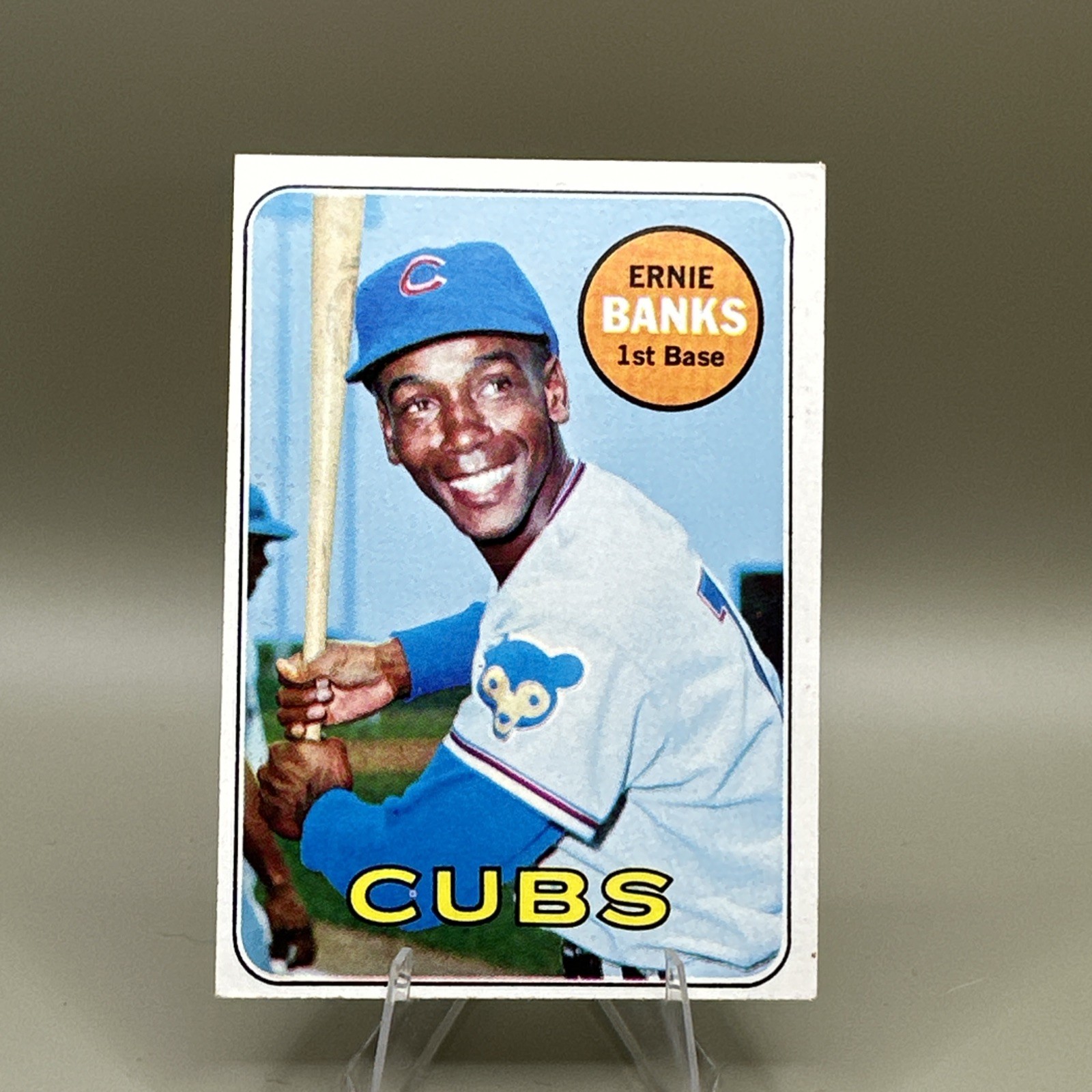 1969 Topps #20 Ernie Banks HOF. VG(sm cr)