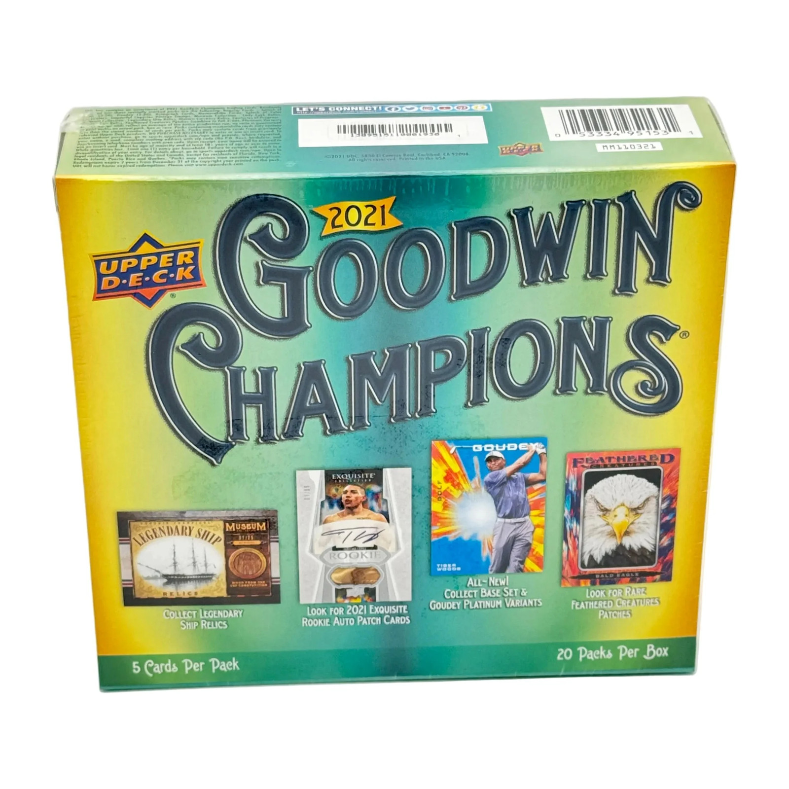Upper Deck 2021 Goodwin Champions Hobby Box