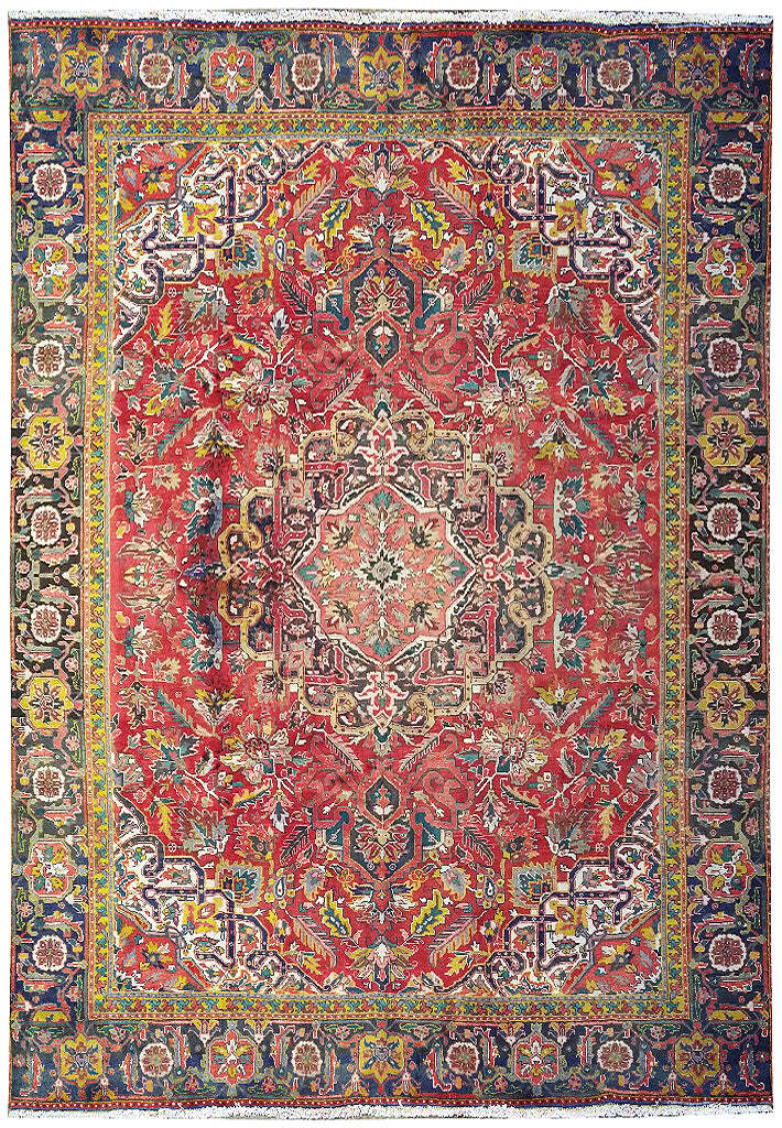 9x13' OLD Traditional Heeriz Rug #F-5623 9x13' OLD Traditional Heeriz Rug #F-5623
