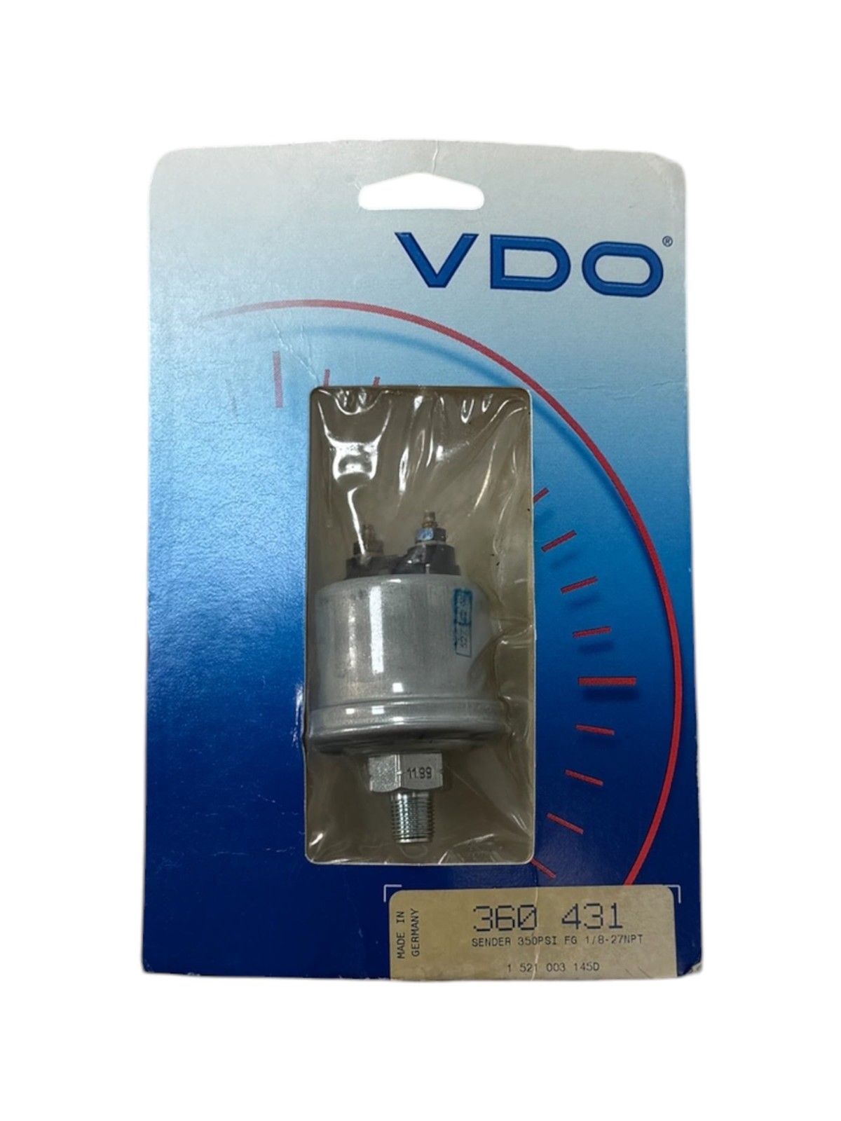 VDO 360-431 Pressure Sender Unit, 350 PSI, 1/8-27 NPT, NEW OEM