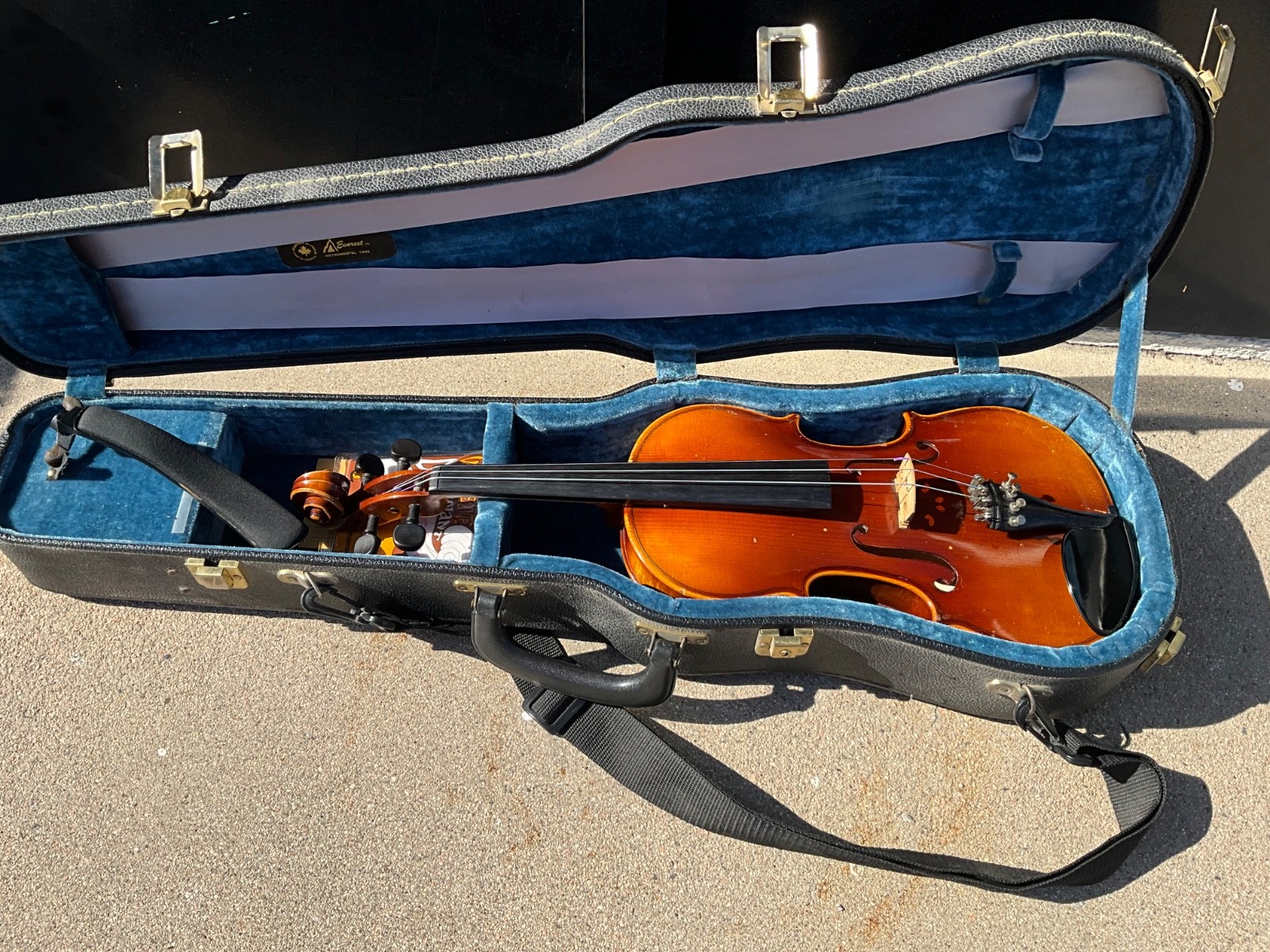 Vintage Suzuki 3/4 No. 500 Violin, 1987 Mfg. Date, Hard Case, No Bow