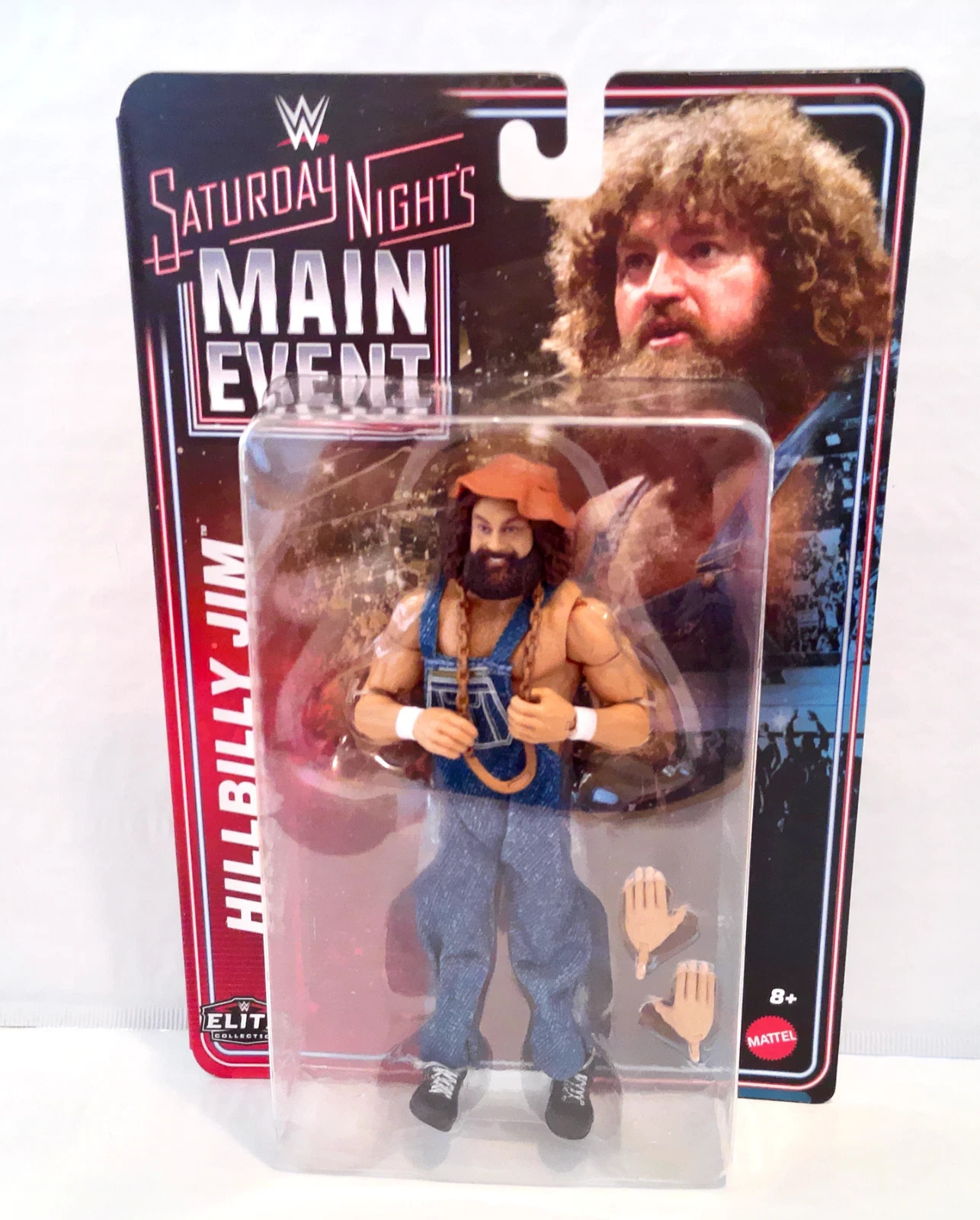 WWE Saturday Nights Main Event HILLBILLY JIM Elite Collection Wrestling Figure