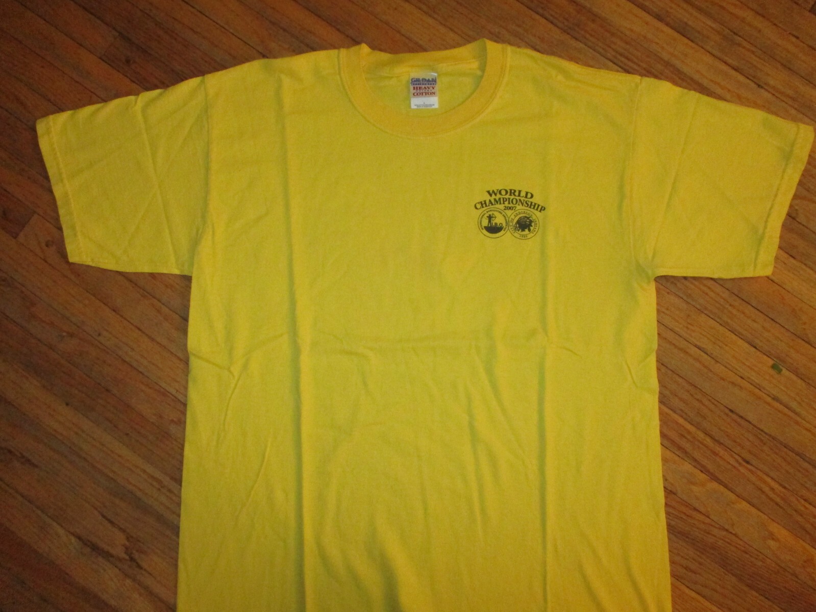 IBO WORLD CHAMPIONSHIP T SHIRT Bowhunting Bowhunter 2007 Archery Festival LARGE