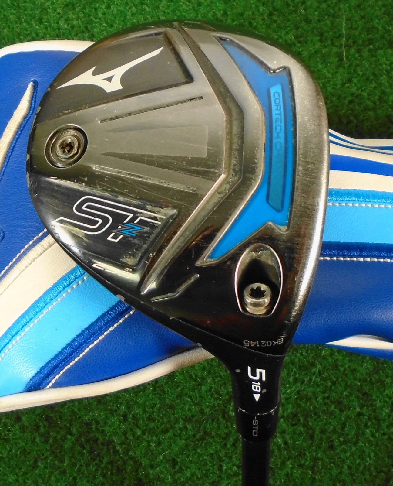 Used Mizuno ST-Z 230 18* 5 Fairway Wood, Mitsubishi Kai'li 70 S Stiff, Cover Used Mizuno ST-Z 230 18* 5 Fairway Wood, Mitsubishi Kai'li 70 S Stiff, Cover