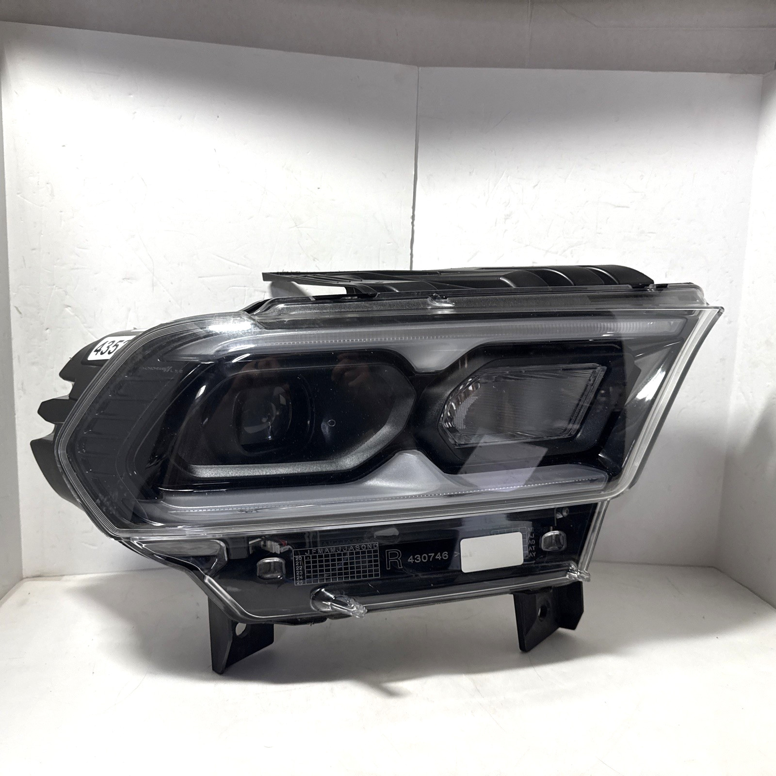 Dodge Durango 2021-2023 RH Passenger Base Black LED Headlight OEM 68433778AD