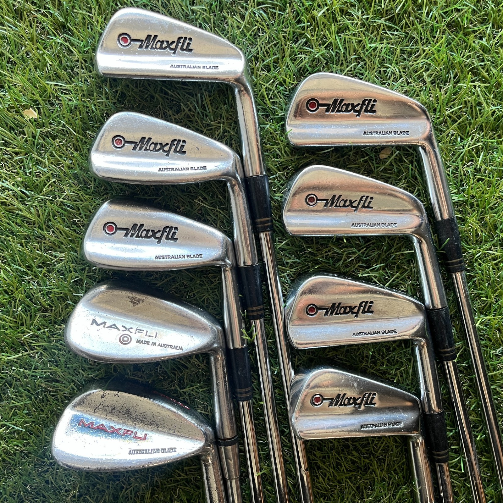 Dunlop Maxfli Austalian Blade 3-Pw+Sw Stiff Steel Vintage Blades Right Handed Dunlop Maxfli Austalian Blade 3-Pw+Sw Stiff Steel Vintage Blades Right Handed