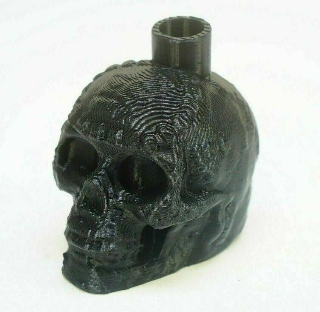 Mayan Death Whistle Black Skull VERY LOUD *Aztec Made In USA* Scary 3D Printed