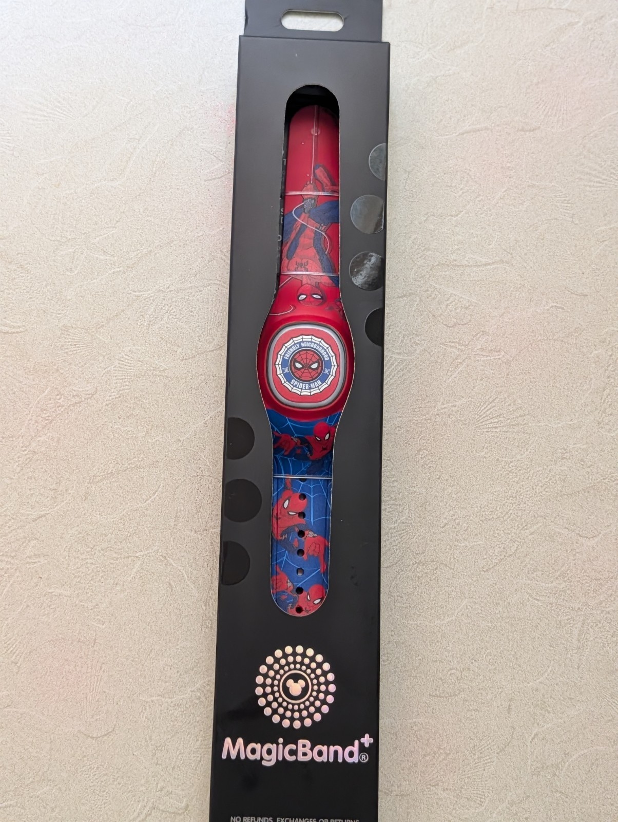 Disney Marvel Friendly Neighborhood Spider-Man Magic Band Plus New Unlinked 2026