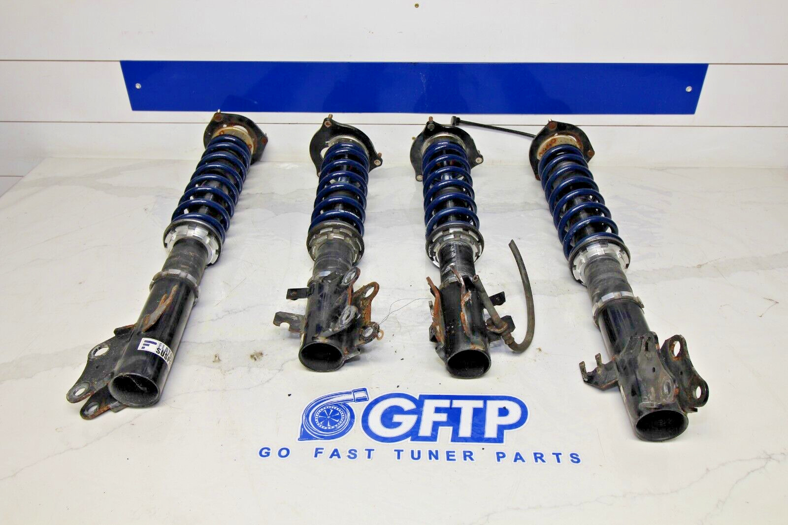 FLATOUT SUSPENSION  COILOVER SET W/ HYPERCO SPRINGS FITS 05-07 SUBARU WRX STI