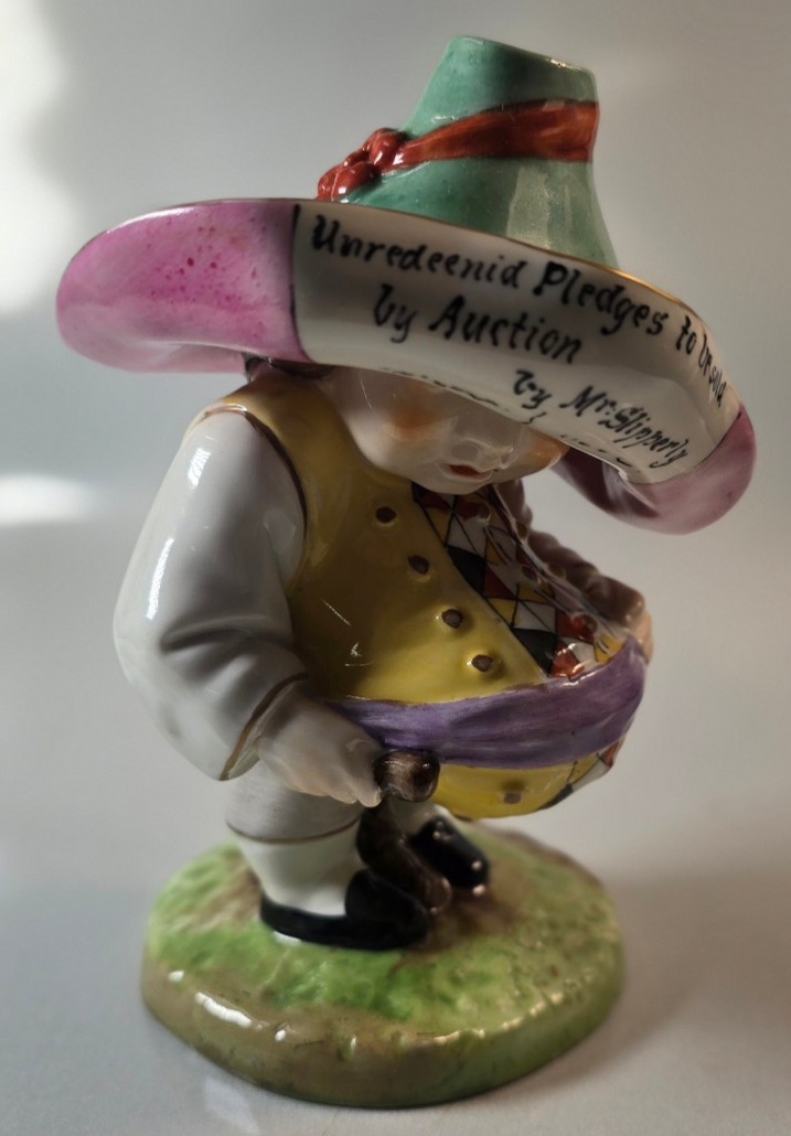Antique Derby King St Mansion House Dwarf Figurine Mr Slipperly Sampson Hancock