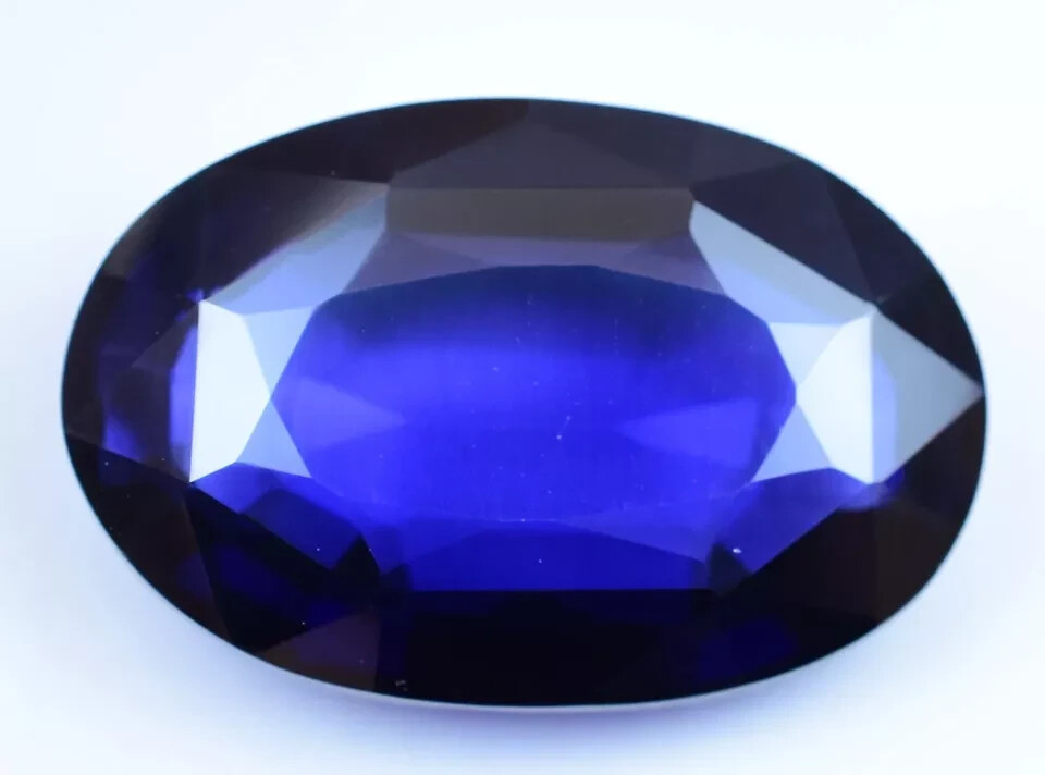 62.95 Ct Natural Kashmiri Blue Sapphire Stunning Certified Oval Cut Gemstone