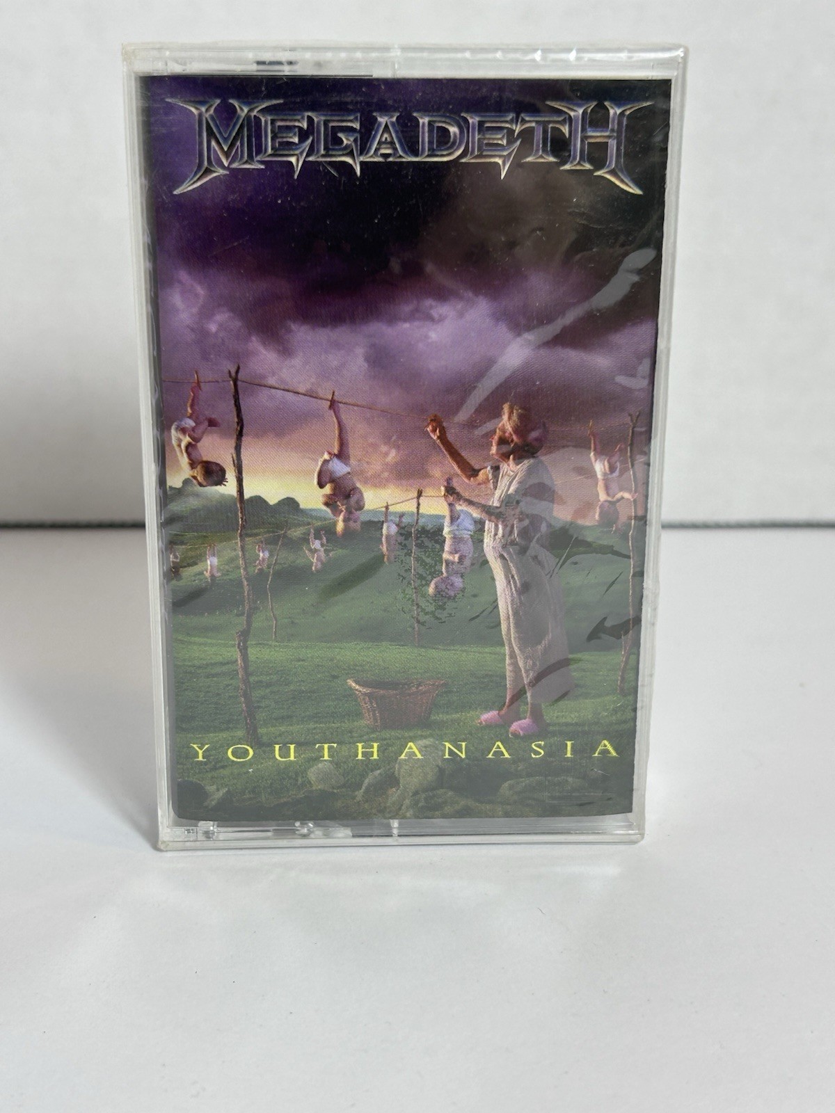 Vintage 1990s New Factory Sealed Megadeath Youthanasia Cassette Tape Hard Rock