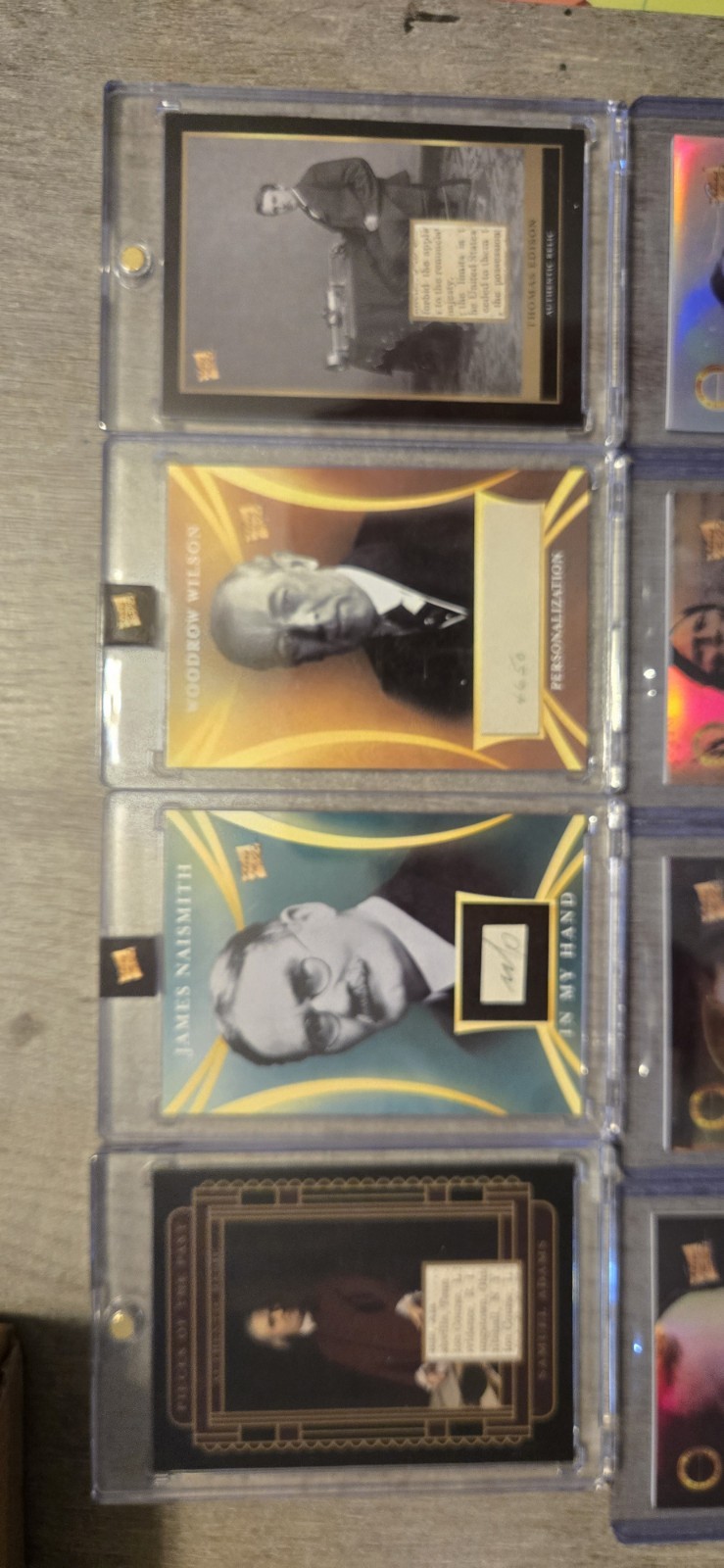 Pieces of the Past relic 11 card lot