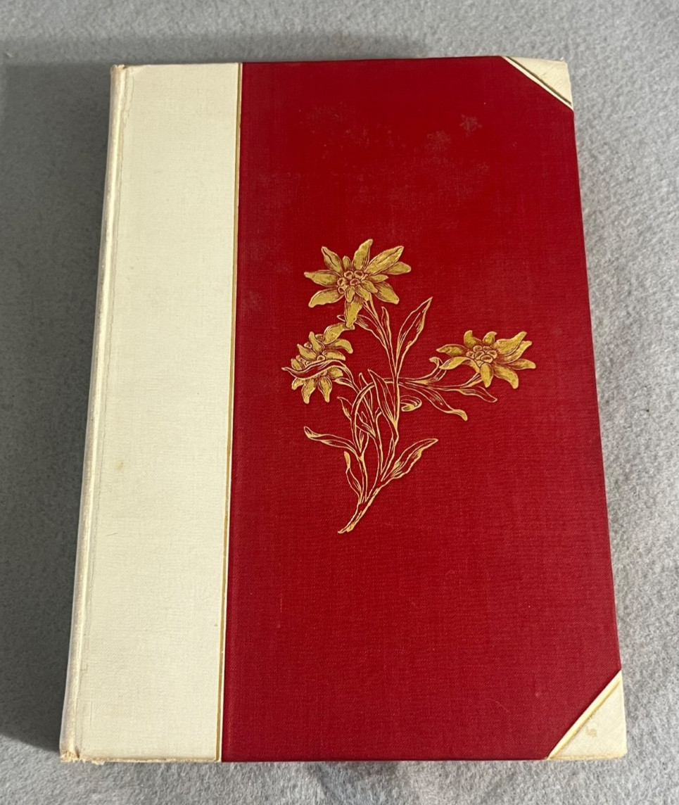 Antique Decorative Travel Book Unknown Switzerland Illustrated Tissot c. 1890