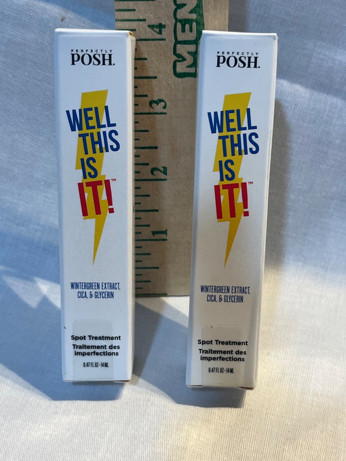 Lot of 2 Perfectly Posh Well This Is It Spot Treatment Wintergreen Cica 0.47oz N Lot of 2 Perfectly Posh Well This Is It Spot Treatment Wintergreen Cica 0.47oz N
