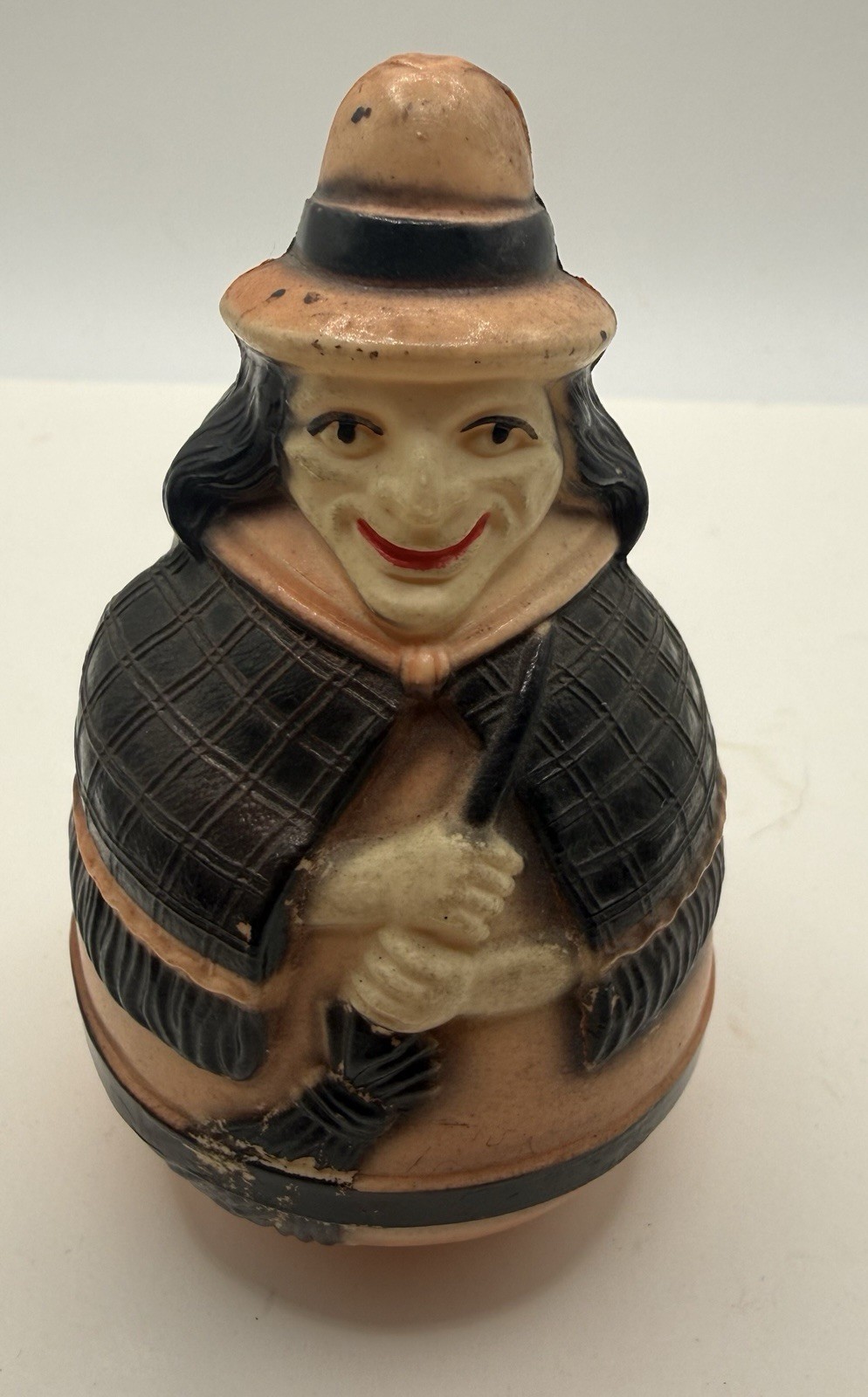 Antique Vintage 1920s Viscoloid Celluloid Witch Rare