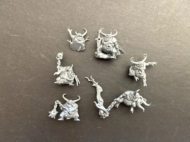6 Nurglings Great Unclean One Nurgle Chaos Daemons Warhammer 40K Age of Sigmar