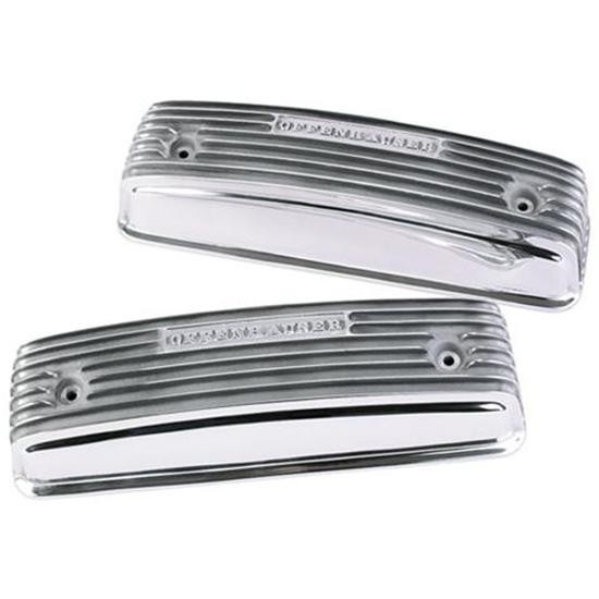 Offenhauser 1954-1957 Y-Block Ford V8 Retro Finned Aluminum Valve Covers