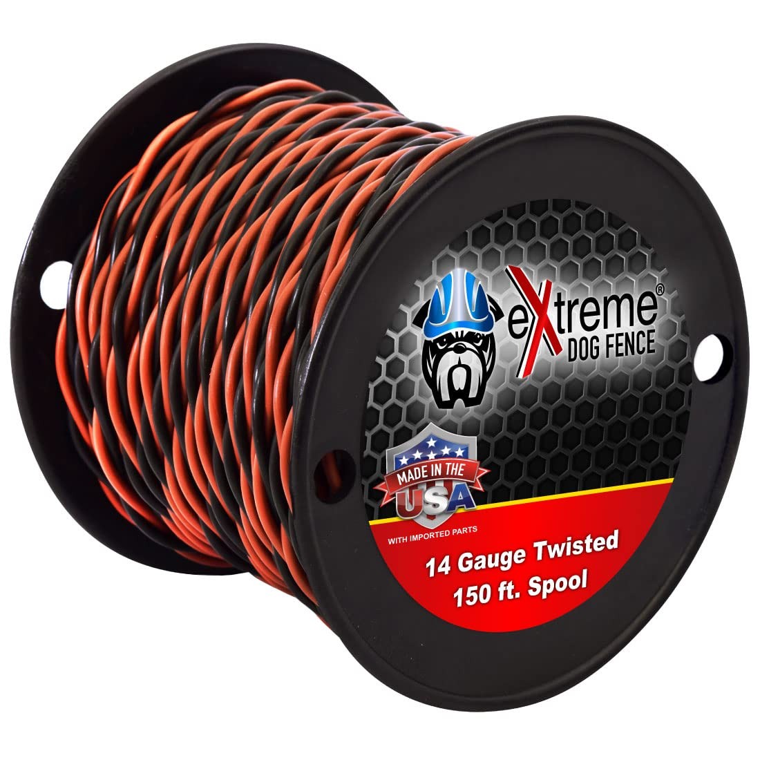 150ft Roll 14 Gauge Heavy Duty Professional Grade Twisted Dog Fence Wire - Co...