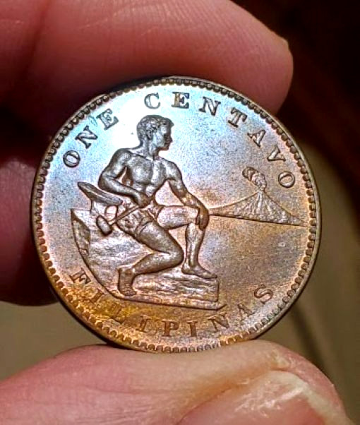 1911-S PHILIPPINES (U.S. ADMIN) 1 CENTAVO ~ STUNNING GEM UNCIRCULATED COIN