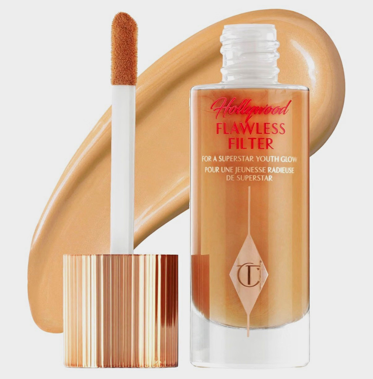 Charlotte Tilbury Hollywood Flawless Filter Foundation 6 Tan 1 fl oz Charlotte Tilbury Hollywood Flawless Filter Foundation 6 Tan 1 fl oz