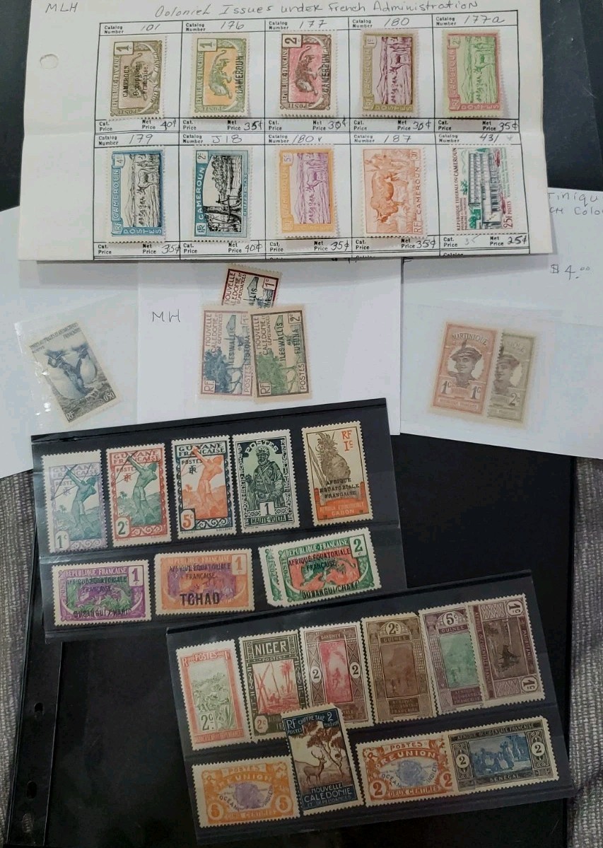 1904-1956 French Colonies, Territories, And Administations Stamps MNH & MlH