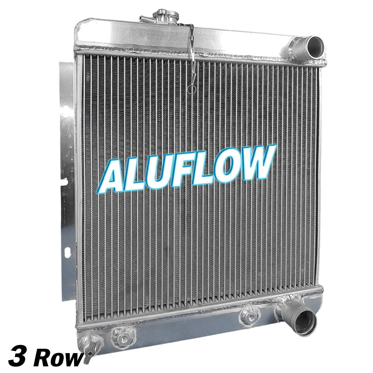 205030 Aluminum Radiator 1964 1/2-1966 Mustang 1960-1965 Comet w A/T 3-Row Core