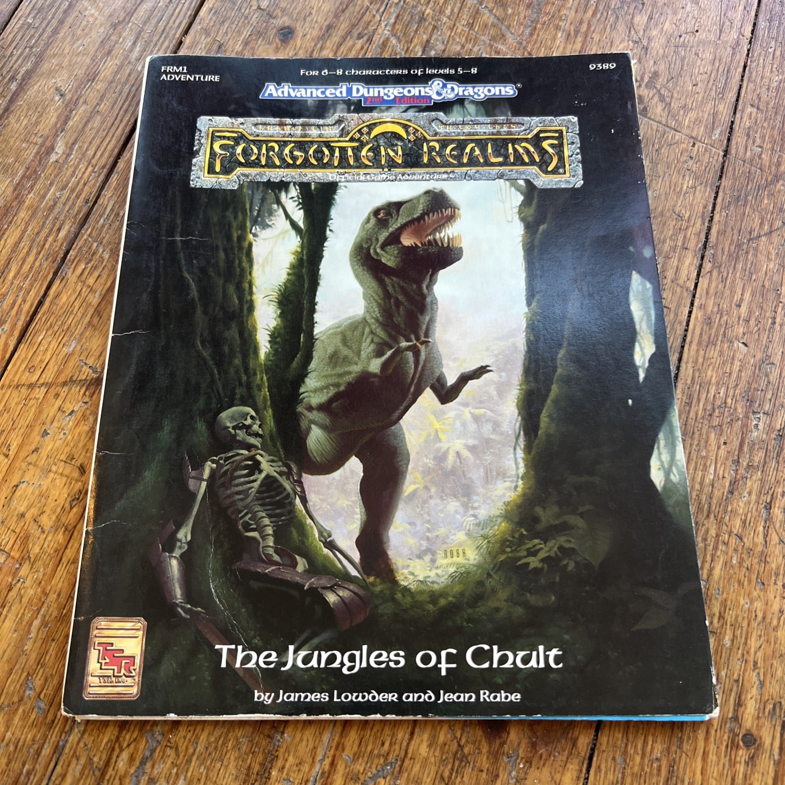 AD&D “Forgotten Realms: Jungles of Chult” COMPLETE / GOOD-VG, 2nd Ed. TSR 9389